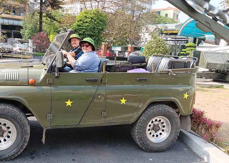 Hanoi tour by army jeep