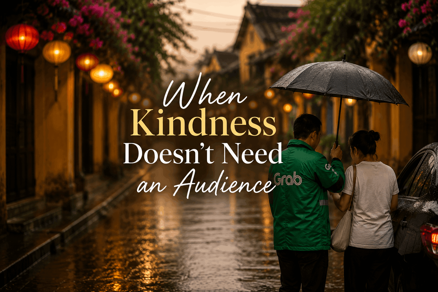 When Kindness Doesn't Need an Audience