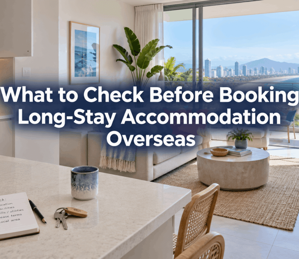 What to Check Before Booking Long Stay Accommodation Overseas