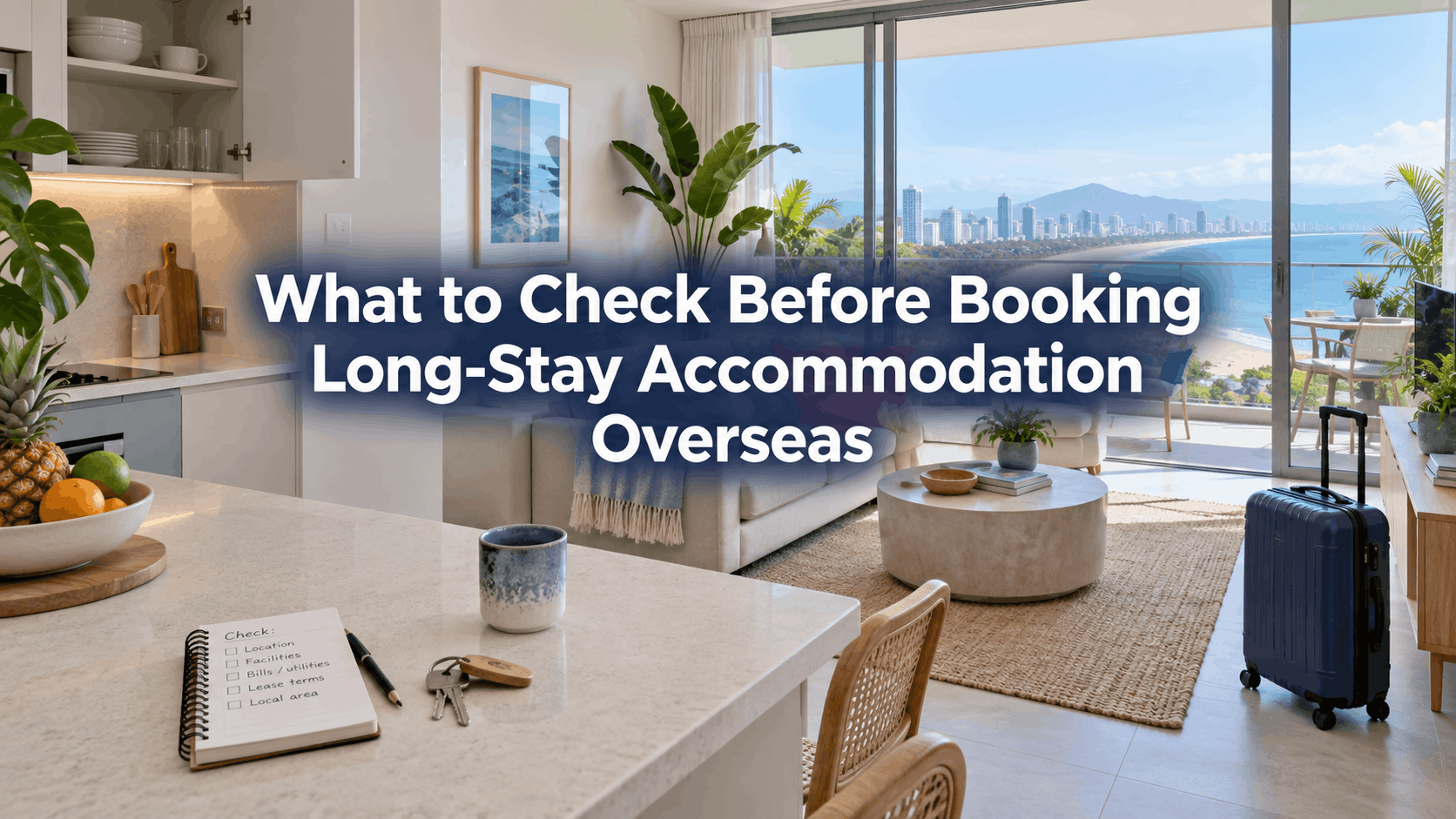 What to Check Before Booking Long Stay Accommodation Overseas